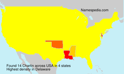 Surname Chartin in USA Surname Chartin in USA