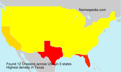 Surname Chasens in USA Surname Chasens in USA