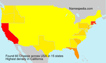 Surname Chassie in USA