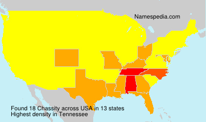 Surname Chassity in USA Surname Chassity in USA