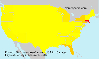 Surname Chateauneuf in USA Surname Chateauneuf in USA