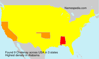 Surname Chatenay in USA Surname Chatenay in USA