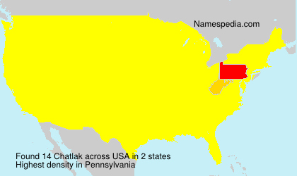 Surname Chatlak in USA Surname Chatlak in USA