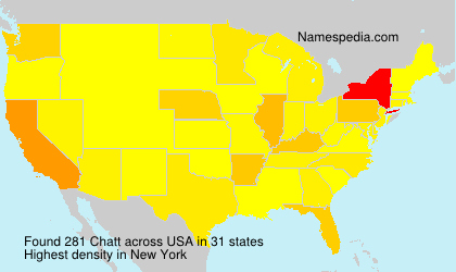 Surname Chatt in USA Surname Chatt in USA
