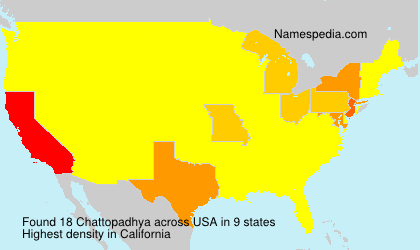 Surname Chattopadhya in USA Surname Chattopadhya in USA