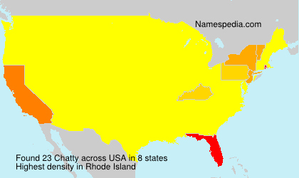 Surname Chatty in USA Surname Chatty in USA