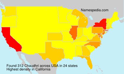 Surname Chaudhri in USA Surname Chaudhri in USA
