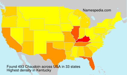 Surname Chaudoin in USA Surname Chaudoin in USA