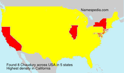 Surname Chaudury in USA Surname Chaudury in USA