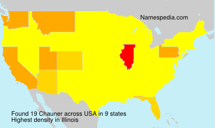 Surname Chauner in USA Surname Chauner in USA