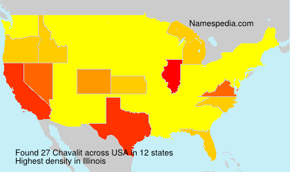 Surname Chavalit in USA Surname Chavalit in USA