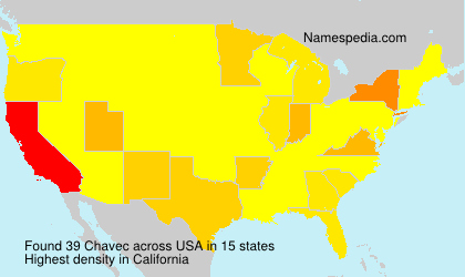 Surname Chavec in USA Surname Chavec in USA