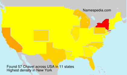 Surname Chavel in USA Surname Chavel in USA