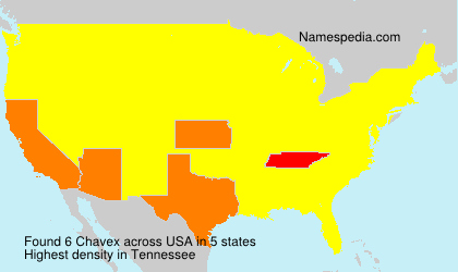 Surname Chavex in USA Surname Chavex in USA