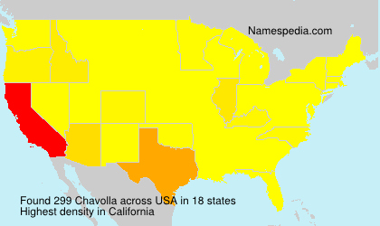 Surname Chavolla in USA Surname Chavolla in USA