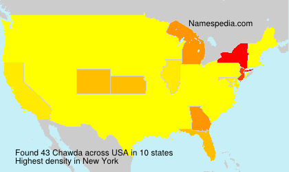 Surname Chawda in USA Surname Chawda in USA