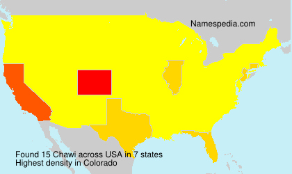 Surname Chawi in USA Surname Chawi in USA