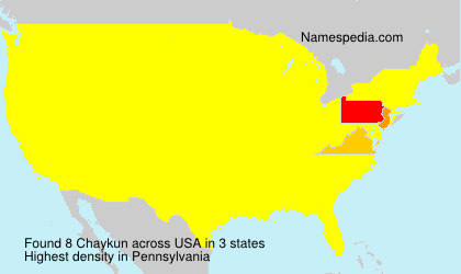 Surname Chaykun in USA Surname Chaykun in USA