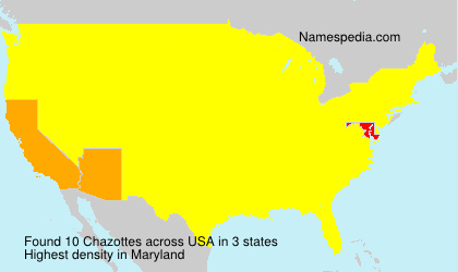 Surname Chazottes in USA Surname Chazottes in USA