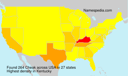 Surname Cheak in USA Surname Cheak in USA