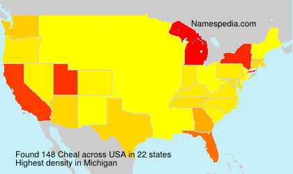 Surname Cheal in USA Surname Cheal in USA