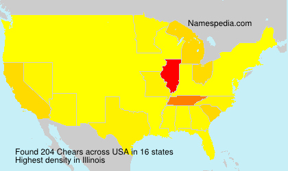 Surname Chears in USA Surname Chears in USA