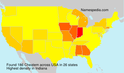 Surname Cheatem in USA