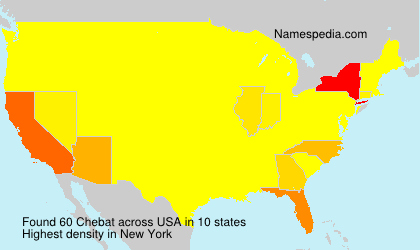 Surname Chebat in USA Surname Chebat in USA