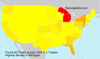 Surname Chebli in USA Surname Chebli in USA