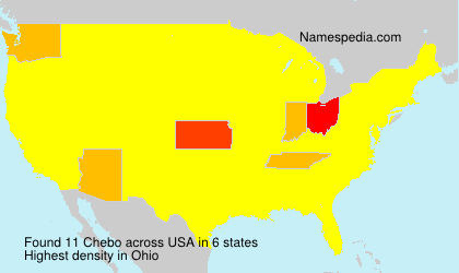 Surname Chebo in USA Surname Chebo in USA