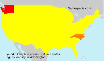 Surname Chechun in USA Surname Chechun in USA