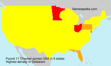 Surname Checkel in USA Surname Checkel in USA