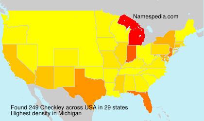 Surname Checkley in USA Surname Checkley in USA