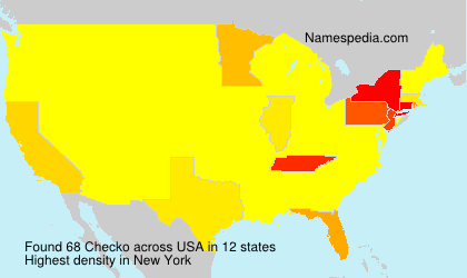 Surname Checko in USA Surname Checko in USA