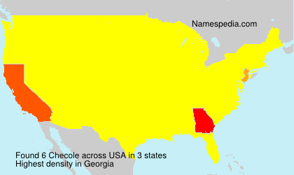 Surname Checole in USA Surname Checole in USA