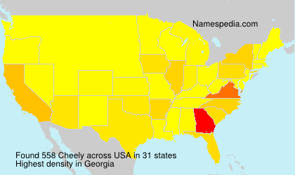 Surname Cheely in USA Surname Cheely in USA