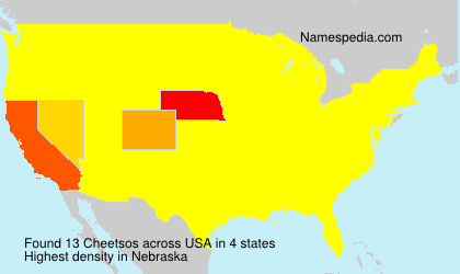 Surname Cheetsos in USA Surname Cheetsos in USA