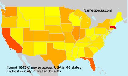 Surname Cheever in USA Surname Cheever in USA