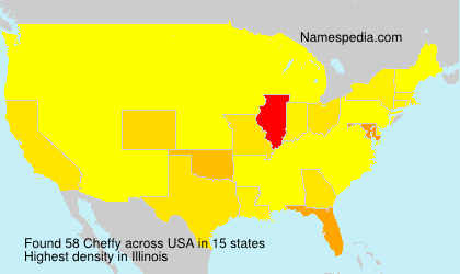 Surname Cheffy in USA Surname Cheffy in USA