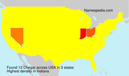 Surname Chegar in USA Surname Chegar in USA