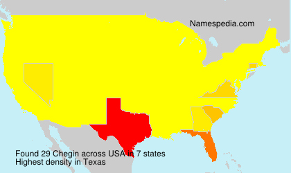 Surname Chegin in USA Surname Chegin in USA