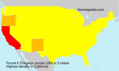 Surname Chegwyn in USA Surname Chegwyn in USA
