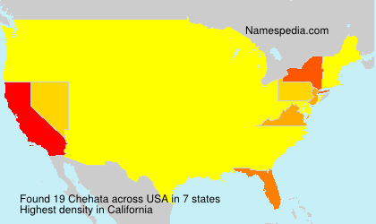 Surname Chehata in USA Surname Chehata in USA