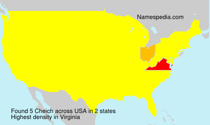 Surname Cheich in USA Surname Cheich in USA