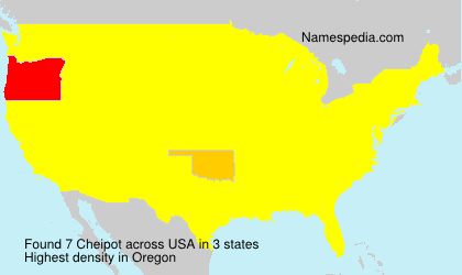 Surname Cheipot in USA Surname Cheipot in USA