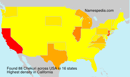 Surname Chekuri in USA Surname Chekuri in USA