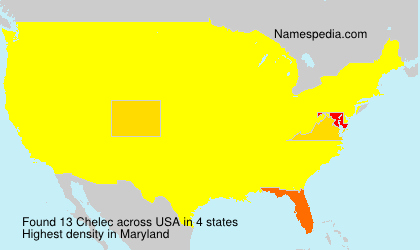 Surname Chelec in USA Surname Chelec in USA