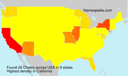 Surname Cheles in USA Surname Cheles in USA