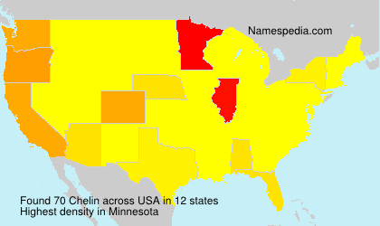 Surname Chelin in USA Surname Chelin in USA