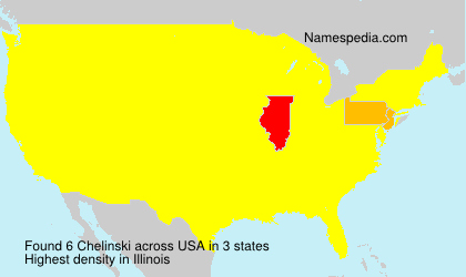 Surname Chelinski in USA Surname Chelinski in USA